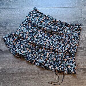 Veronica Beard ruched SILK mini Skirt